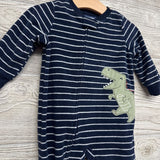 Blanket Sleeper Stripes Dinosaur 12M
