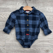 Gingham Button Up Flannel Shirt 12M