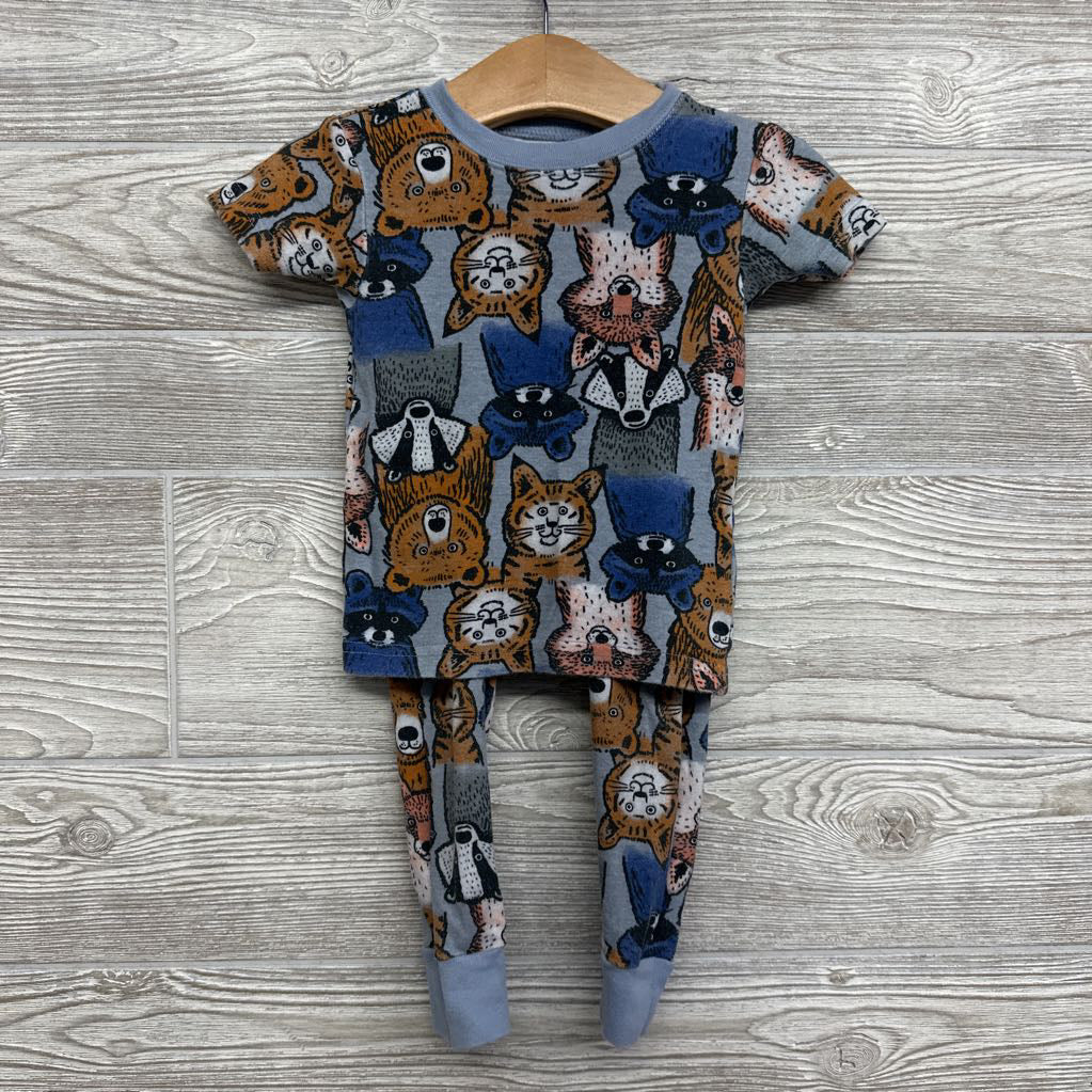 2 Pc PJs Racoons Bears Tigers 18M