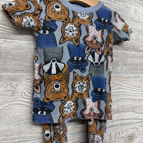 2 Pc PJs Racoons Bears Tigers 18M