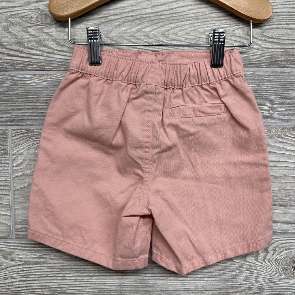 Chambray Button Up Shirt Anchor & Flat Front Shorts 24M