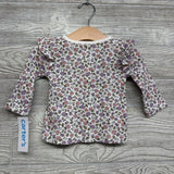 NEW Thermal Henley Shirt Flowers 6M