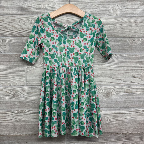 Twirl Dress Cactus 3-4