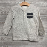 Henley Pocket Shirt 3t