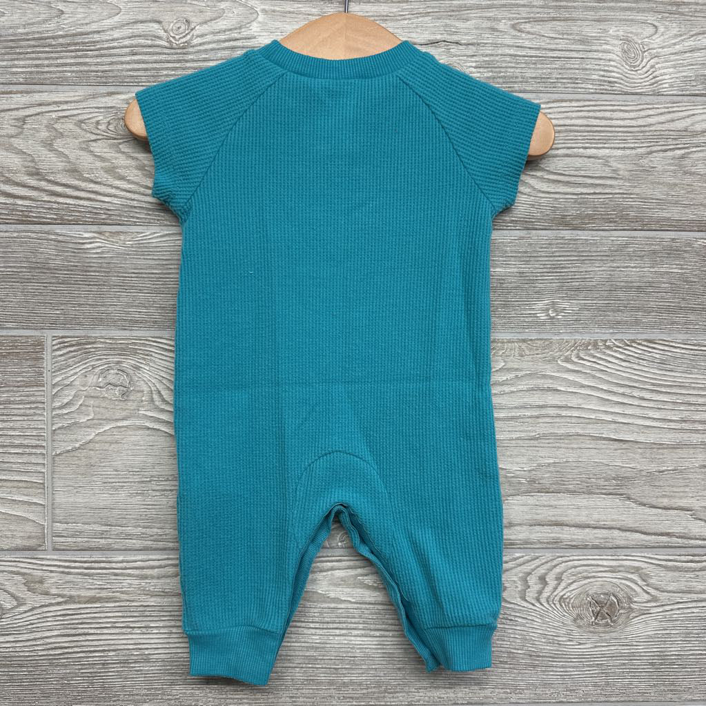 Waffle Knit Outfit Kangaroo Pocket 3M