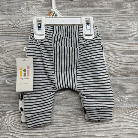 NEW 2 Pk Harem Pants Dashes Stripes Preemie
