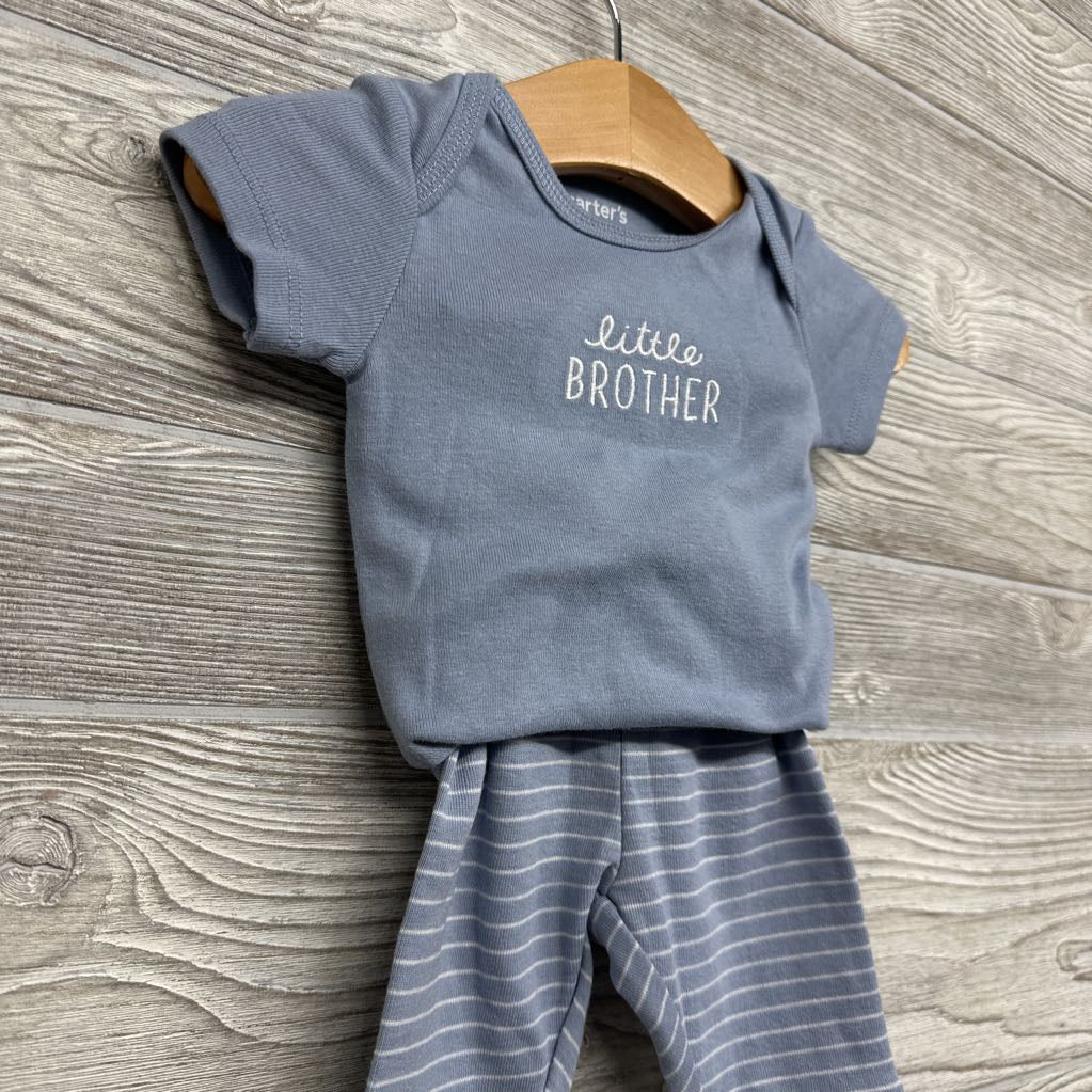 Bodysuit Little Brother & Pants Stripes 3M