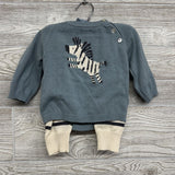 NEW Knit Zebra Sweater & Pants Stripes 12M *
