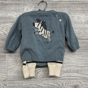 NEW Knit Zebra Sweater & Pants Stripes 12M *