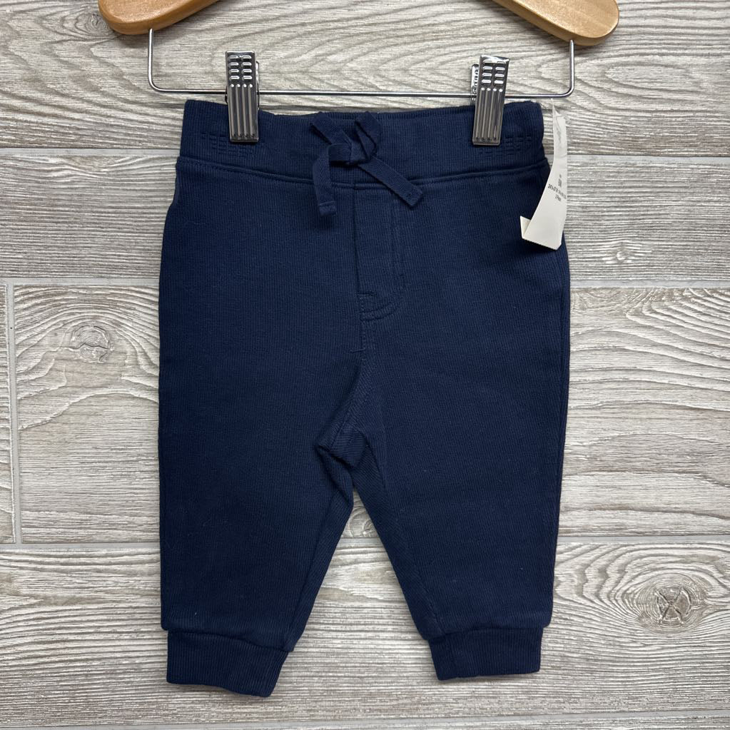 NEW LS Henley Shirt Stripes & Ribbed Joggers 6M *