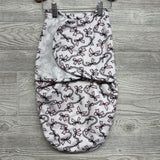 Lined Plush Swaddle Bows 0-3M