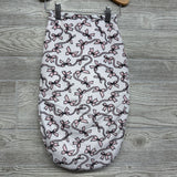 Lined Plush Swaddle Bows 0-3M