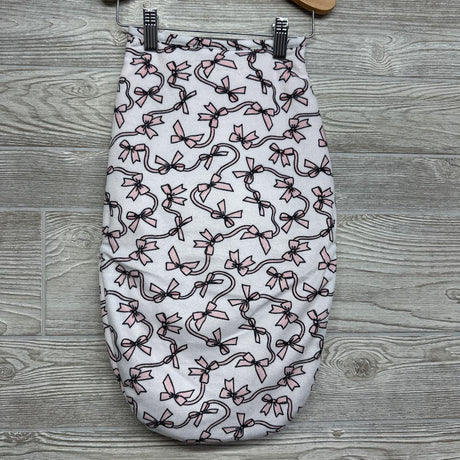 Lined Plush Swaddle Bows 0-3M
