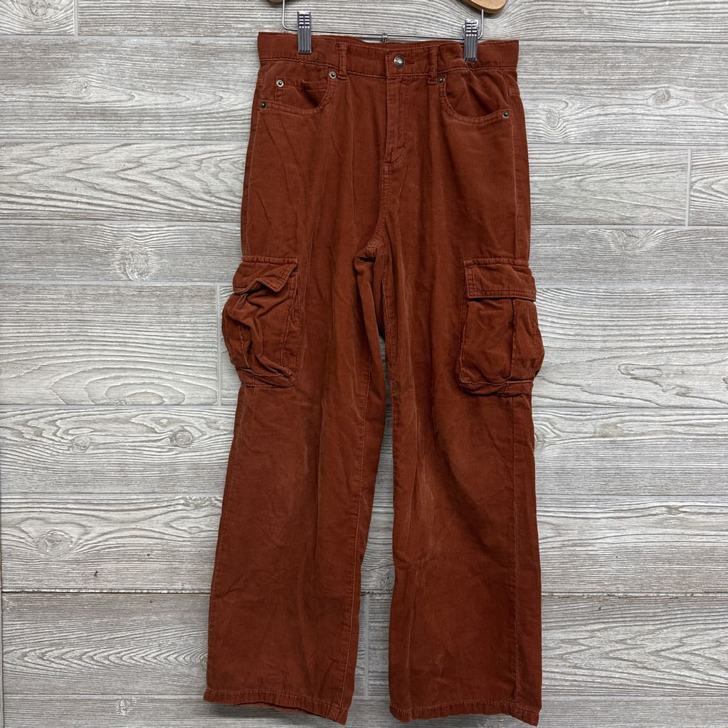 Wide Leg Cord Pants 10 *