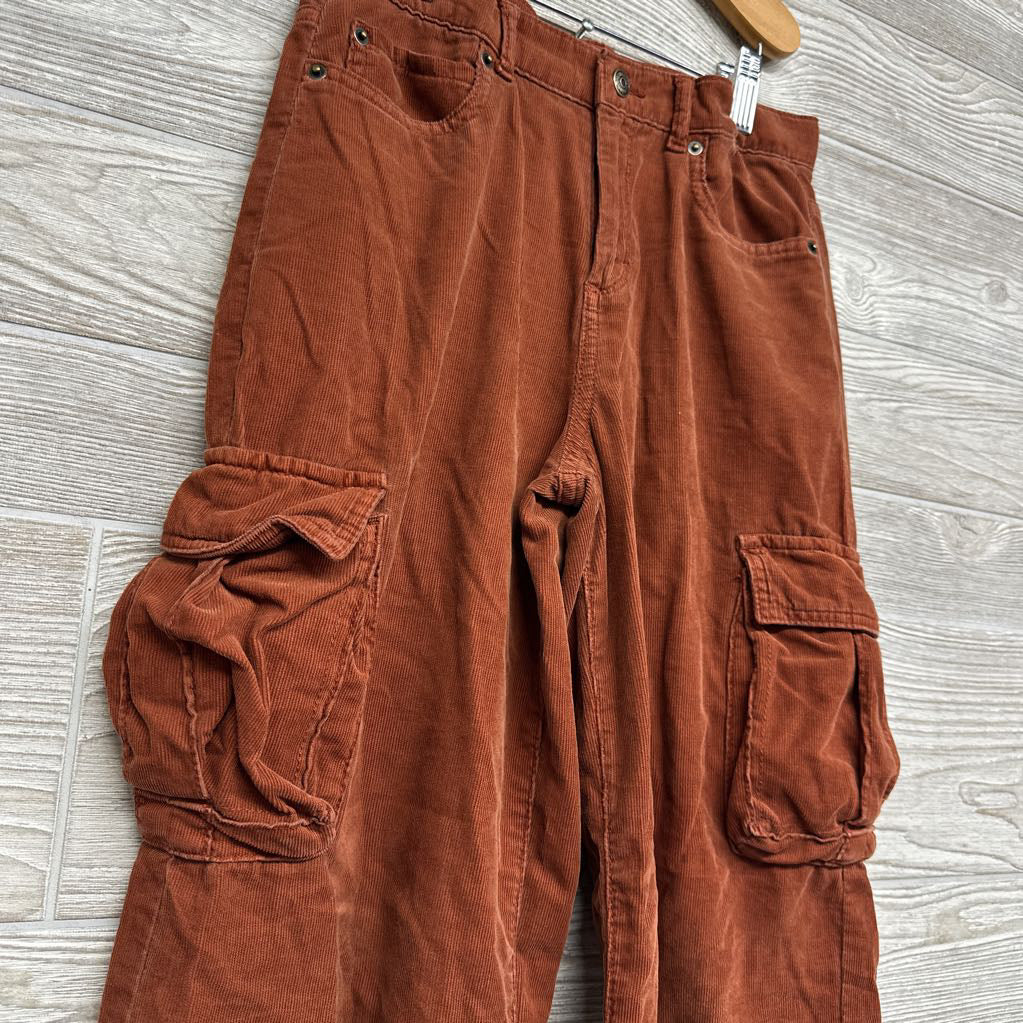 Wide Leg Cord Pants 10 *