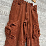 Wide Leg Cord Pants 10 *
