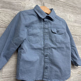 LS Button Up Utility Shirt Chest Pockets 3T