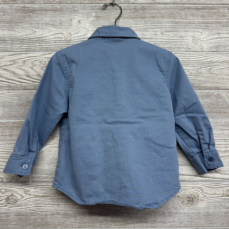 LS Button Up Utility Shirt Chest Pockets 3T
