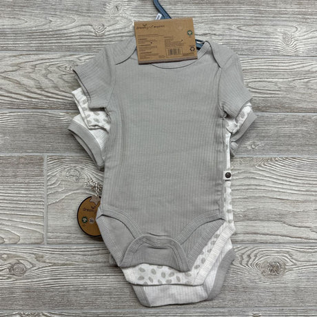 NEW 3 Pc Ribbed Bodysuits I Heart Mama Dots 6-9M