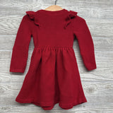 LS Sweater Dress Ruffles 18M