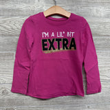 LS Shirt I'm A Lil Bit Extra 5T