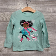 LS Shirt Girl & Cat 4T