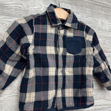 Plaid LS Lined Button Up Shirt 6-9M