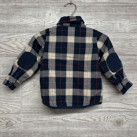 Plaid LS Lined Button Up Shirt 6-9M