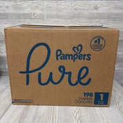 NEW Pure 198 Pk Diapers