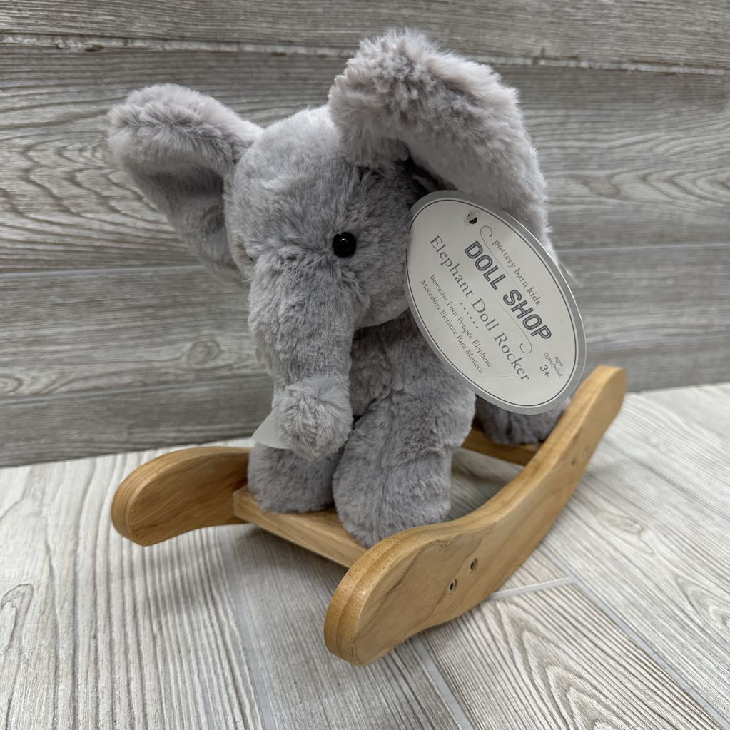 NEW Doll Plush Elephant Rocker