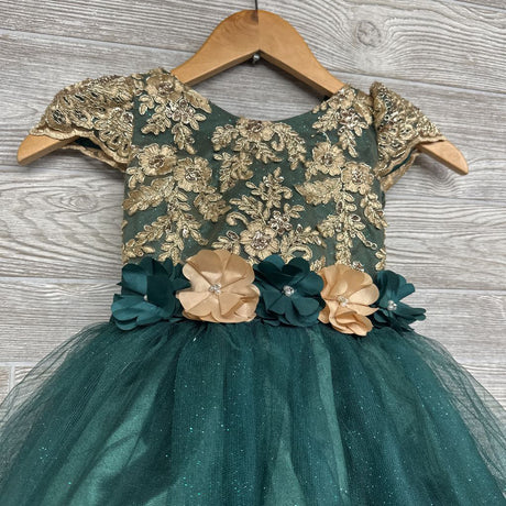 Glitter Tulle Dress Flowers