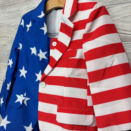 Jacket, Pants & Tie Stars & Stripes 4-6