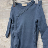 Ribbed Side Snap Shirt & Pants 3-6M