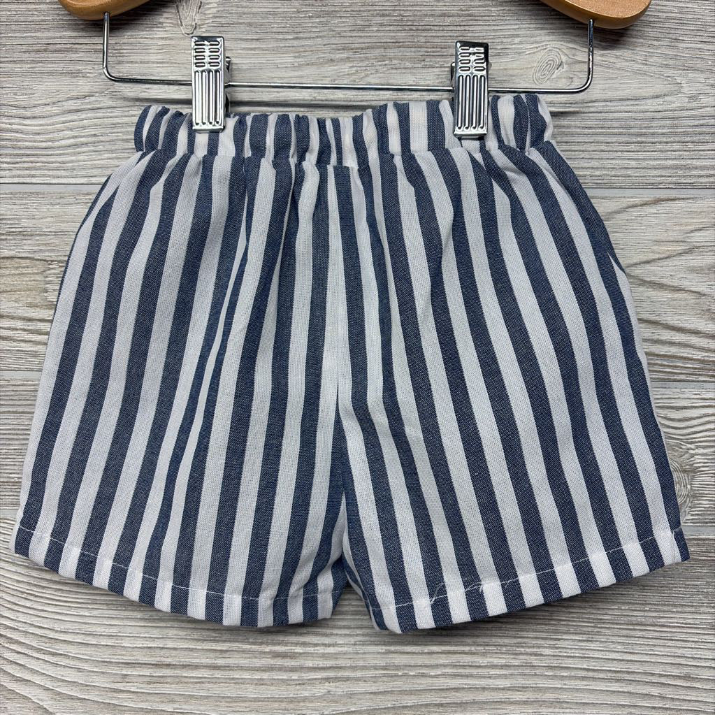 Drawstring Shorts Stripes 12-18M