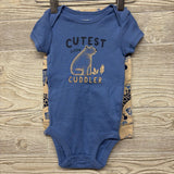 Bodysuit Cutest Little Cuddler & Pants Animals 6M