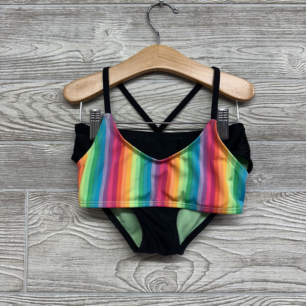 2 Pc Swimsuit Stripes 6-7