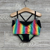 2 Pc Swimsuit Stripes 6-7