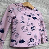 2 Pc LS Swimsuit Fish Seahorses 3T