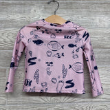 2 Pc LS Swimsuit Fish Seahorses 3T