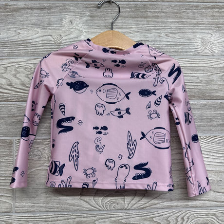 2 Pc LS Swimsuit Fish Seahorses 3T