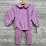 NEW Weathered Collared Shirt & Ribbed Leggings 18M