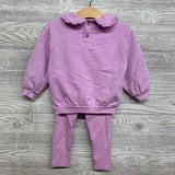 NEW Weathered Collared Shirt & Ribbed Leggings 18M