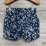 Linen Blend Shorts Flowers 4-5