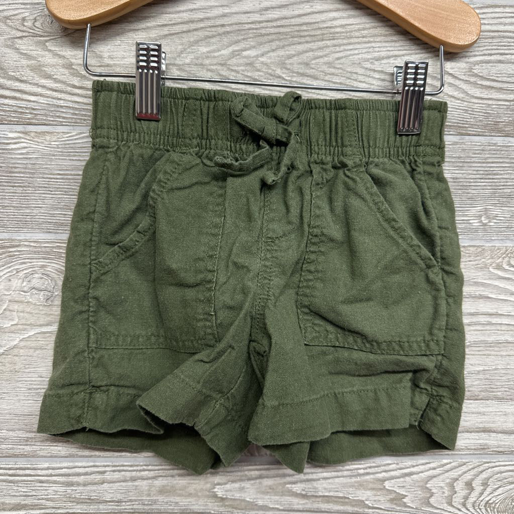 Linen Blend Shorts 4-5