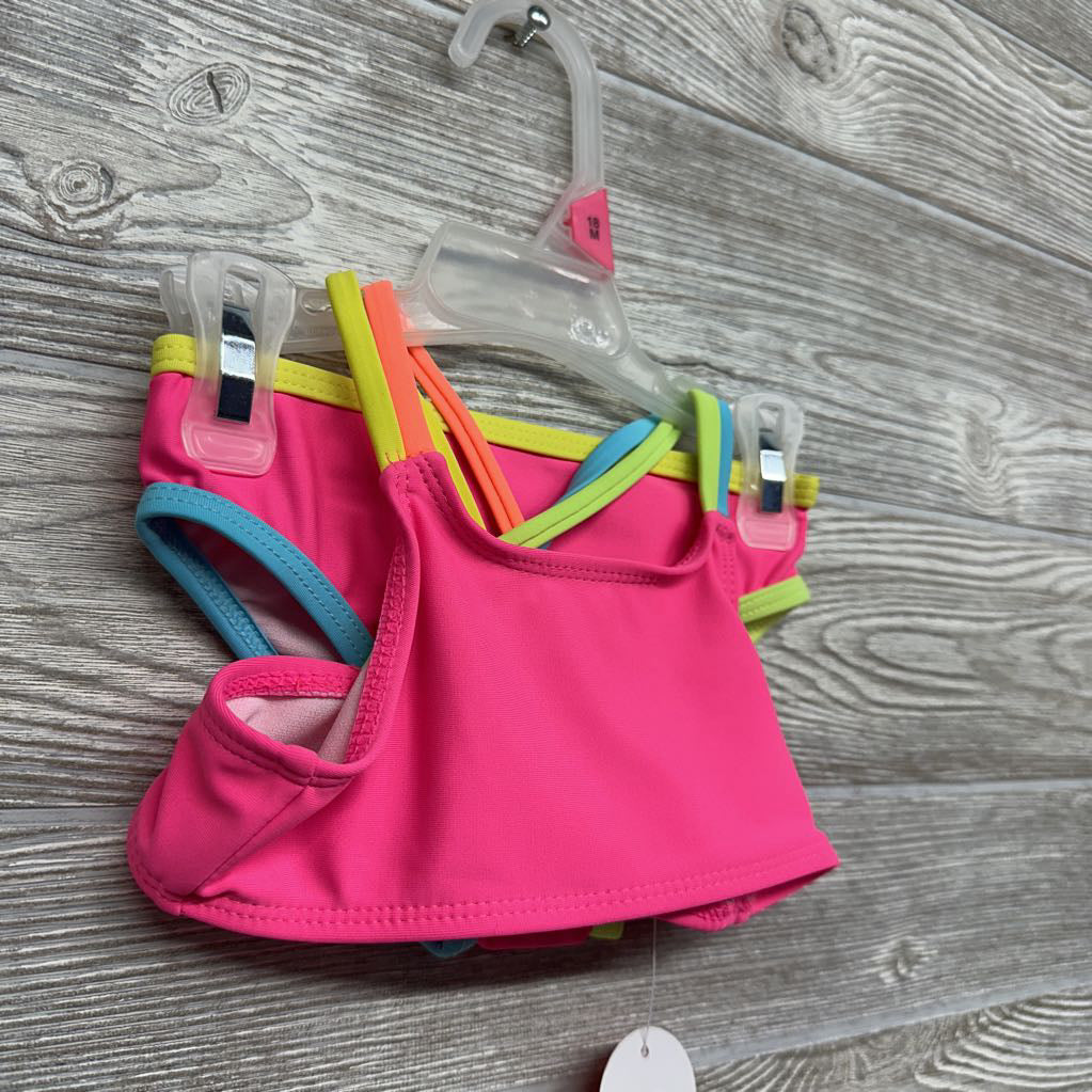 NEW 2 Pc Strappy Swimsuit 18M