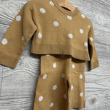 Cropped Sweater & Wide Leg Pants Dots 12M