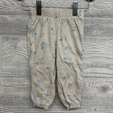 LS Bodysuit Eyelet Ruffle & Textured Pants Flowers 12M