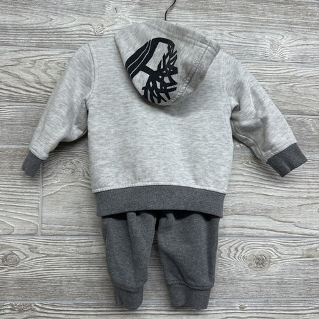Full Zip Hoodie & Jogger Sweatpants Logo 12M
