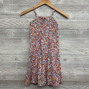 Tank Tiered Dress Flowers Bow 6-7