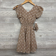 NEW Futter Sleeve Sheer Dress & Scrunchie Dots 7